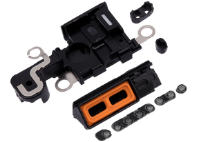 Loudspeaker / Mic Mesh Compatible For iPhone 15 (Black)