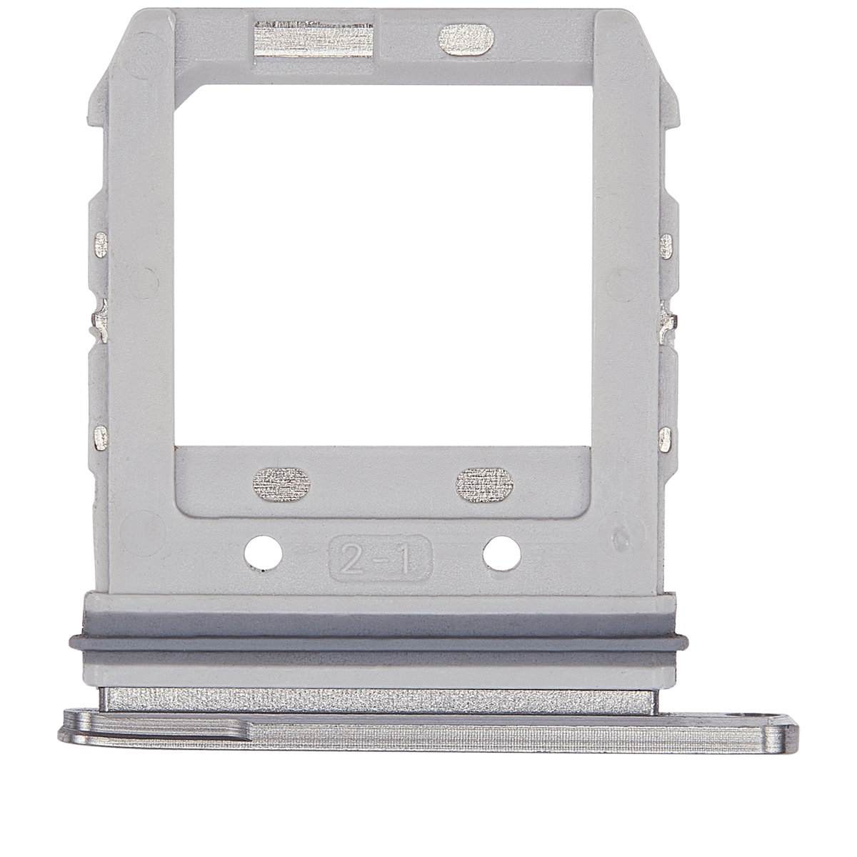 Dual Sim Card Tray Replacement  Compatible For Samsung Galaxy S10 5G (Crown Silver)