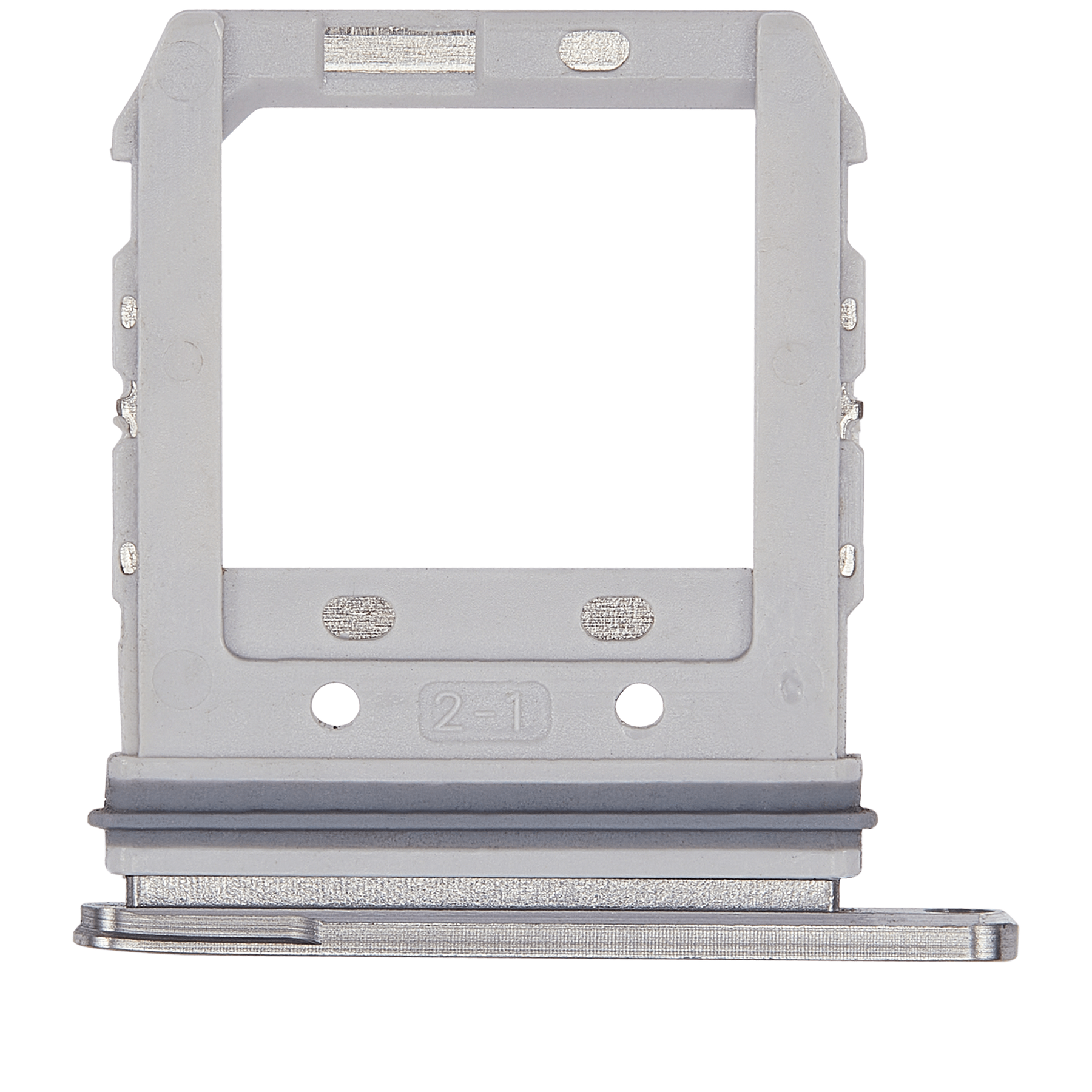 Dual Sim Card Tray Replacement  Compatible For Samsung Galaxy S10 5G (Crown Silver)