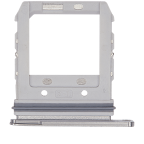 Dual Sim Card Tray Replacement  Compatible For Samsung Galaxy S10 5G (Crown Silver)