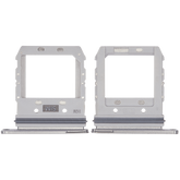 Dual Sim Card Tray Replacement  Compatible For Samsung Galaxy S10 5G (Crown Silver)