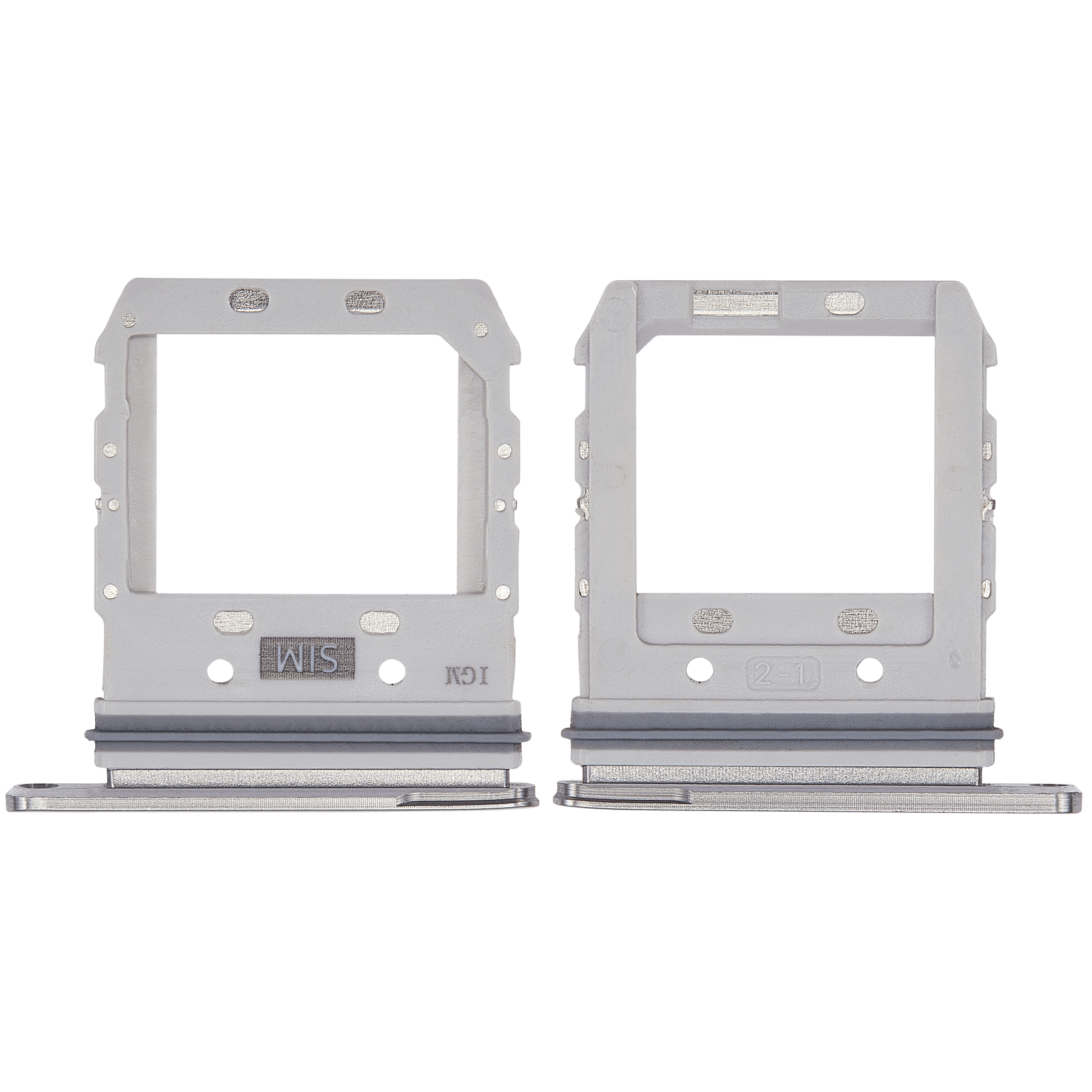 Dual Sim Card Tray Replacement  Compatible For Samsung Galaxy S10 5G (Crown Silver)