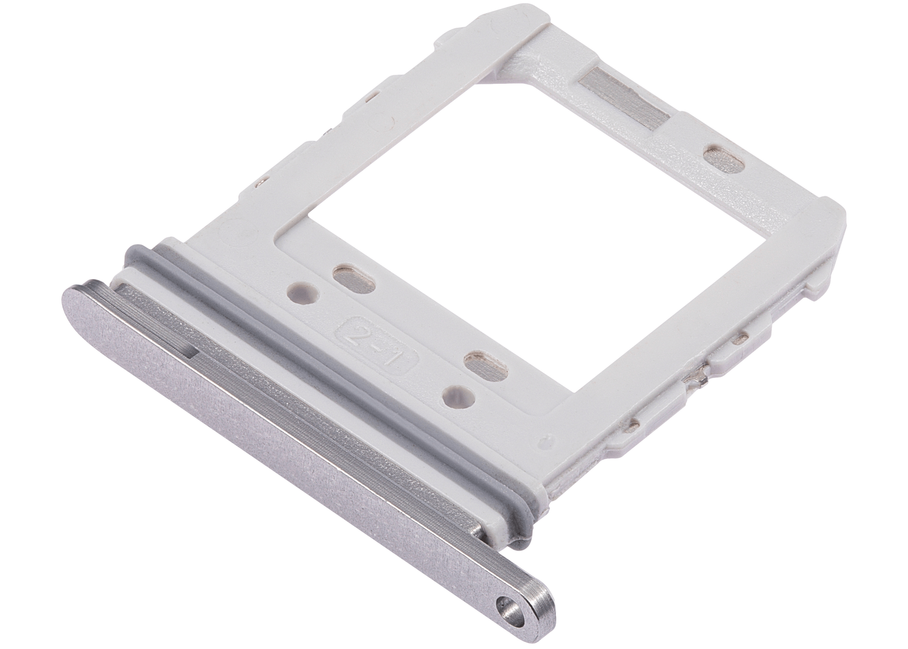 Dual Sim Card Tray Replacement  Compatible For Samsung Galaxy S10 5G (Crown Silver)