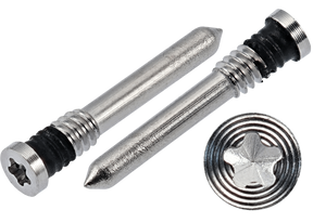 Bottom Screws Compatible For iPhone 15 / 15 Plus / 15 Pro / 15 Pro Max (White Titanium) (100 Pack)