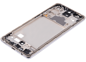 Replacement Mid-Frame Housing Compatible For Samsung Galaxy A72 (A725 / 2021) (Awesome White)