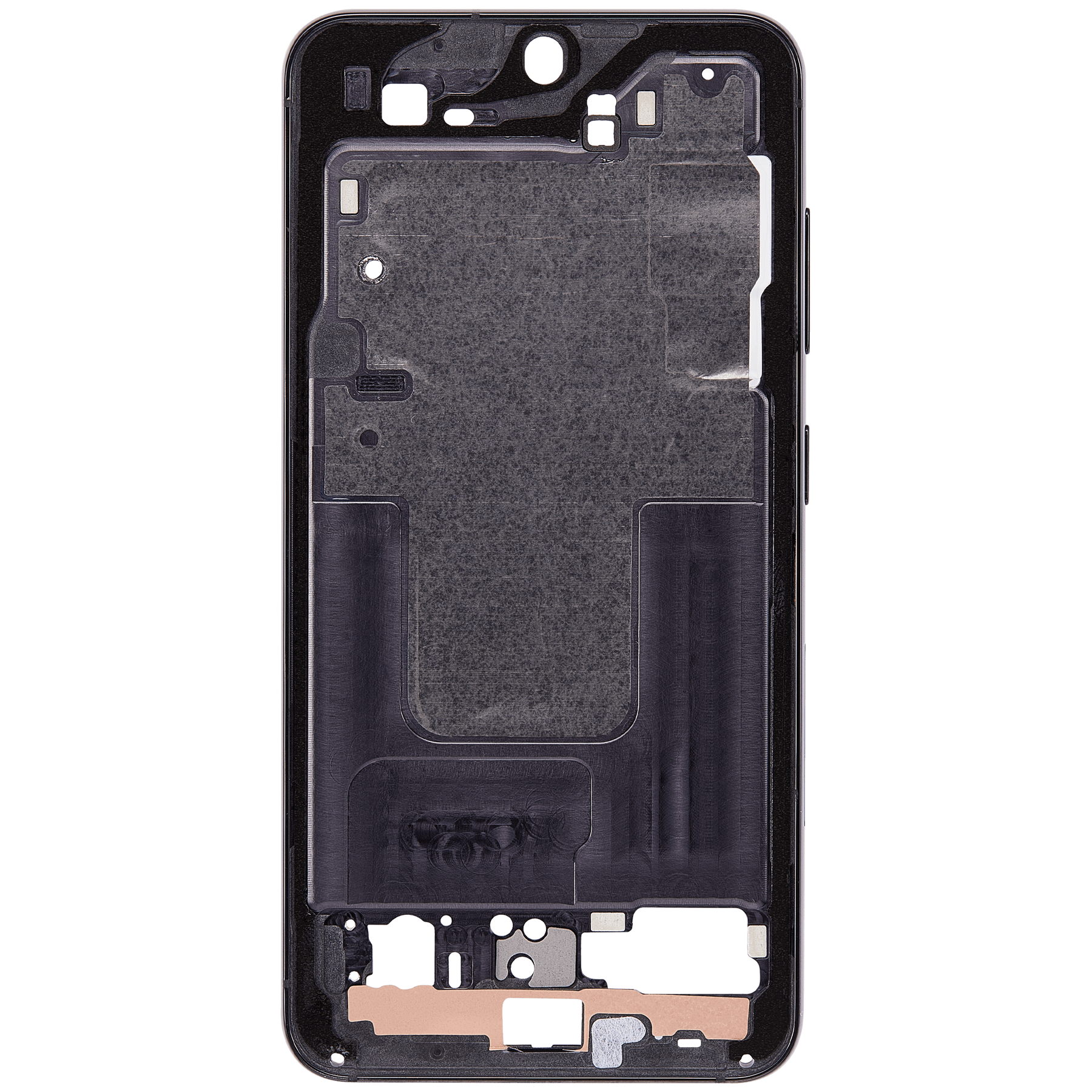 Mid-Frame Housing Compatible For Samsung Galaxy S23 5G Replacement (US & International Version) (Phantom Black)