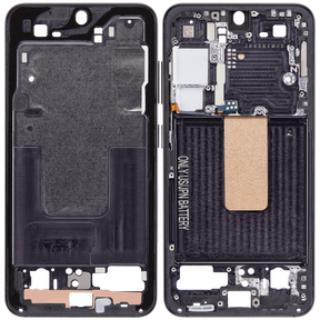 Mid-Frame Housing Compatible For Samsung Galaxy S23 5G Replacement (US & International Version) (Phantom Black)