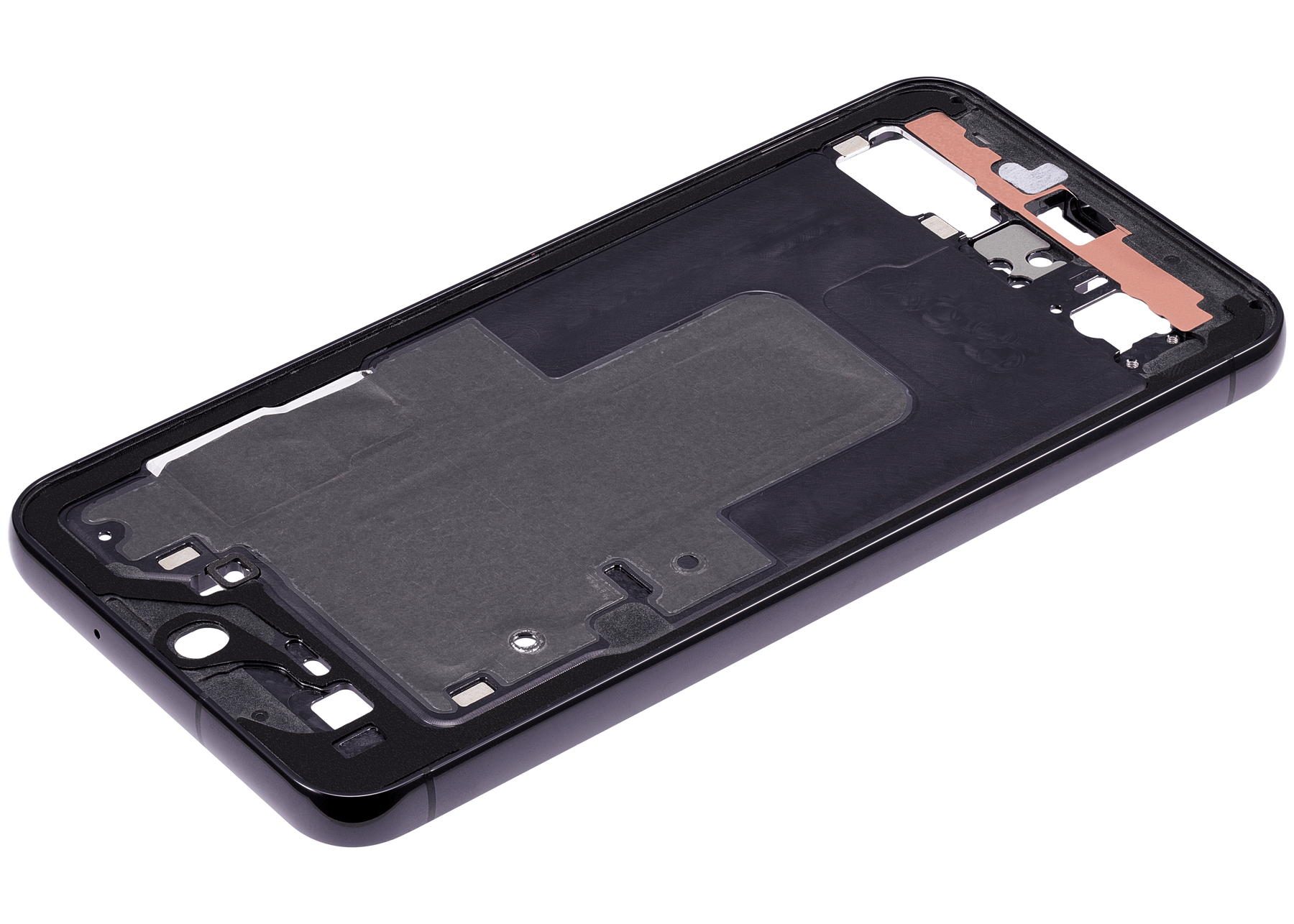 Mid-Frame Housing Compatible For Samsung Galaxy S23 5G Replacement (US & International Version) (Phantom Black)