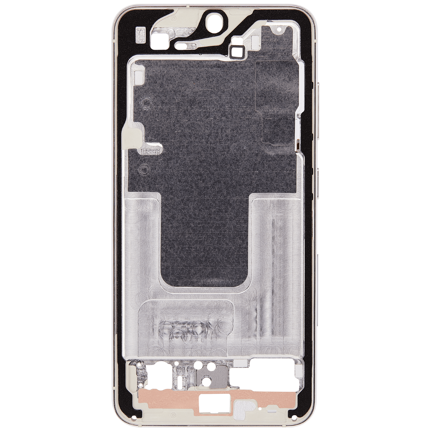 Replacement Mid-Frame Housing Compatible For Samsung Galaxy S23 5G by MacFactory.Store (US & International Version) (Cream)