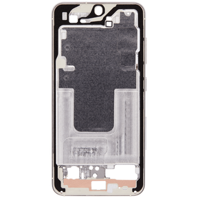 Replacement Mid-Frame Housing Compatible For Samsung Galaxy S23 5G by MacFactory.Store (US & International Version) (Cream)