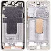 Replacement Mid-Frame Housing Compatible For Samsung Galaxy S23 5G by MacFactory.Store (US & International Version) (Cream)