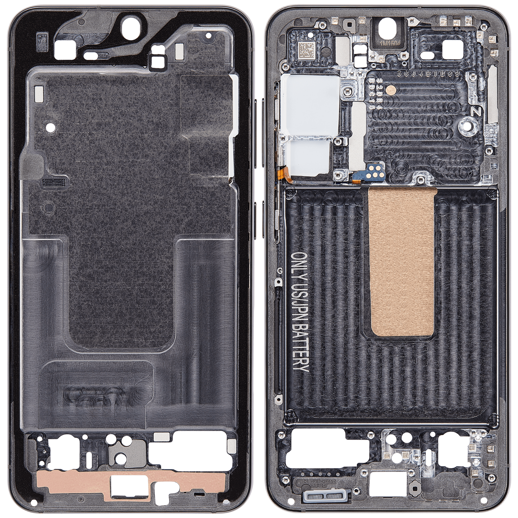 Mid-Frame Housing Compatible For Samsung Galaxy S23 5G (US & International Version) (Green)