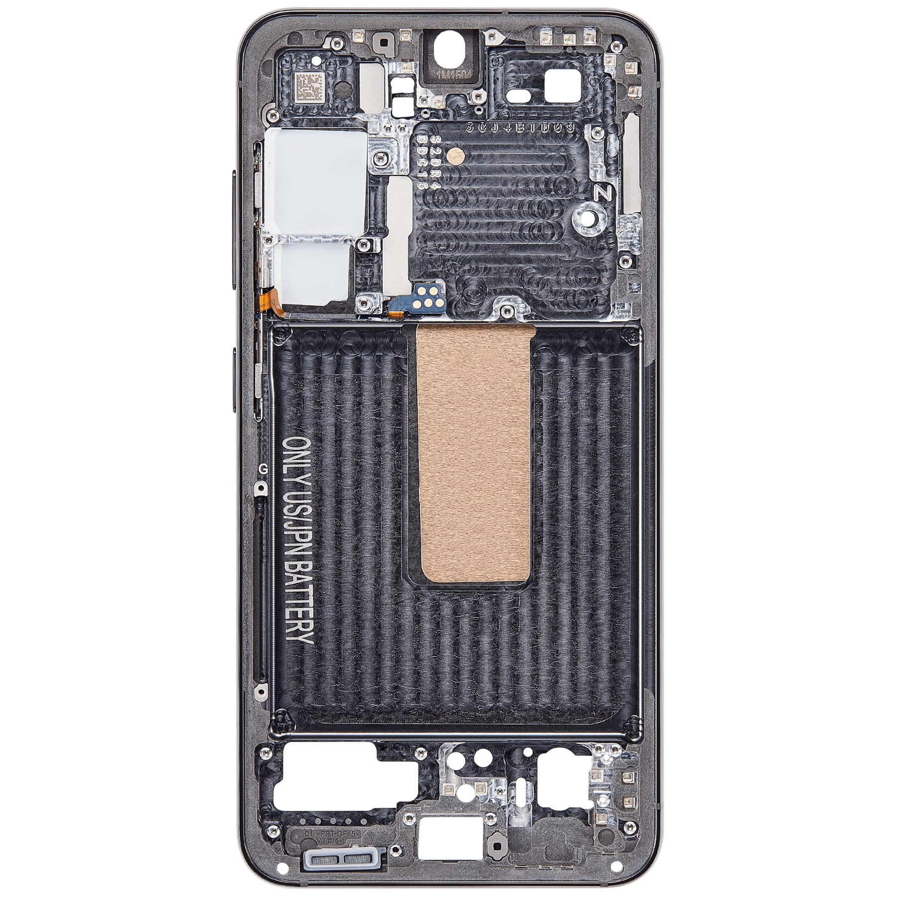 Mid-Frame Housing Compatible For Samsung Galaxy S23 5G (US & International Version) (Green)