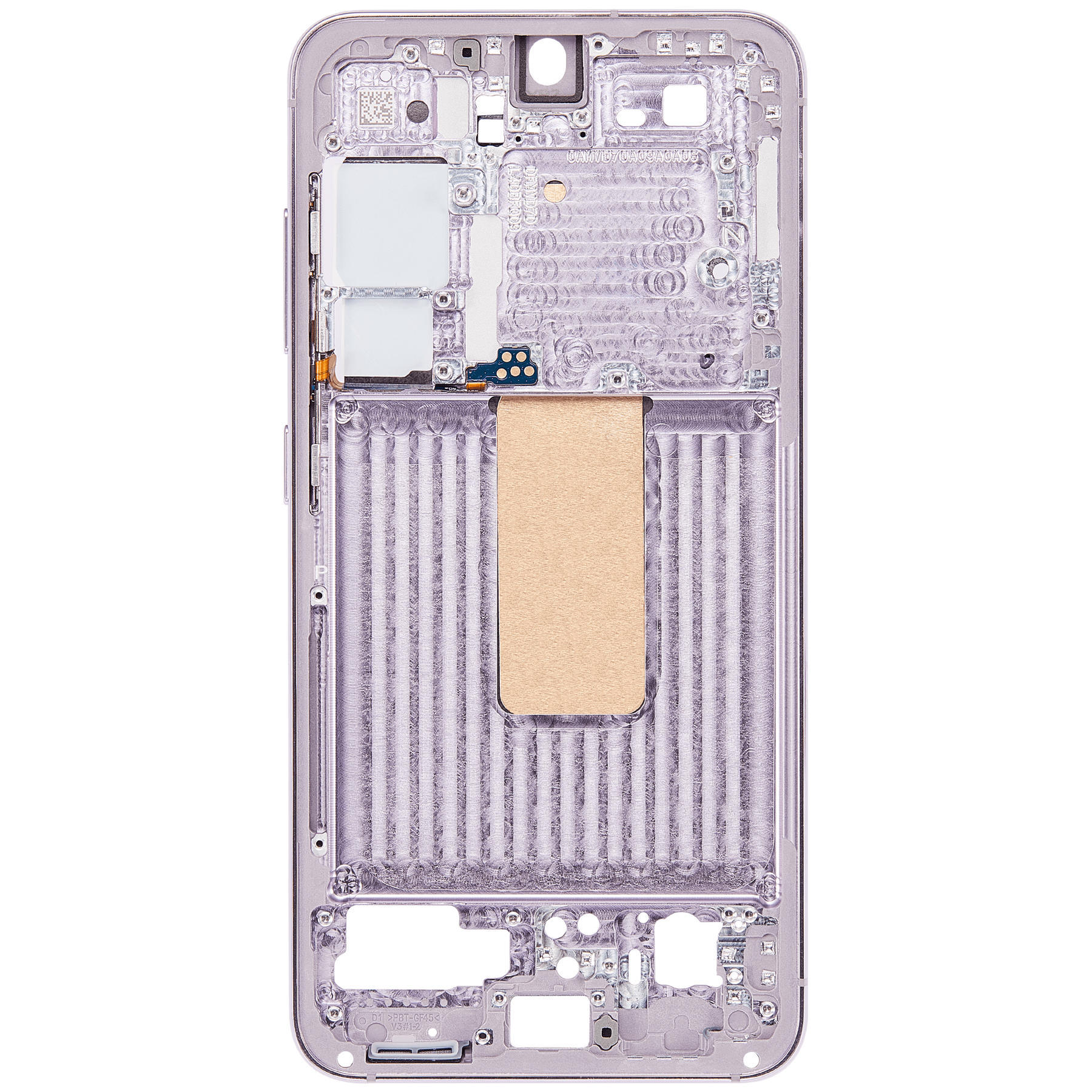 Mid-Frame Housing Compatible For Samsung Galaxy S23 5G Replacement(US & International Version) (Lavender)