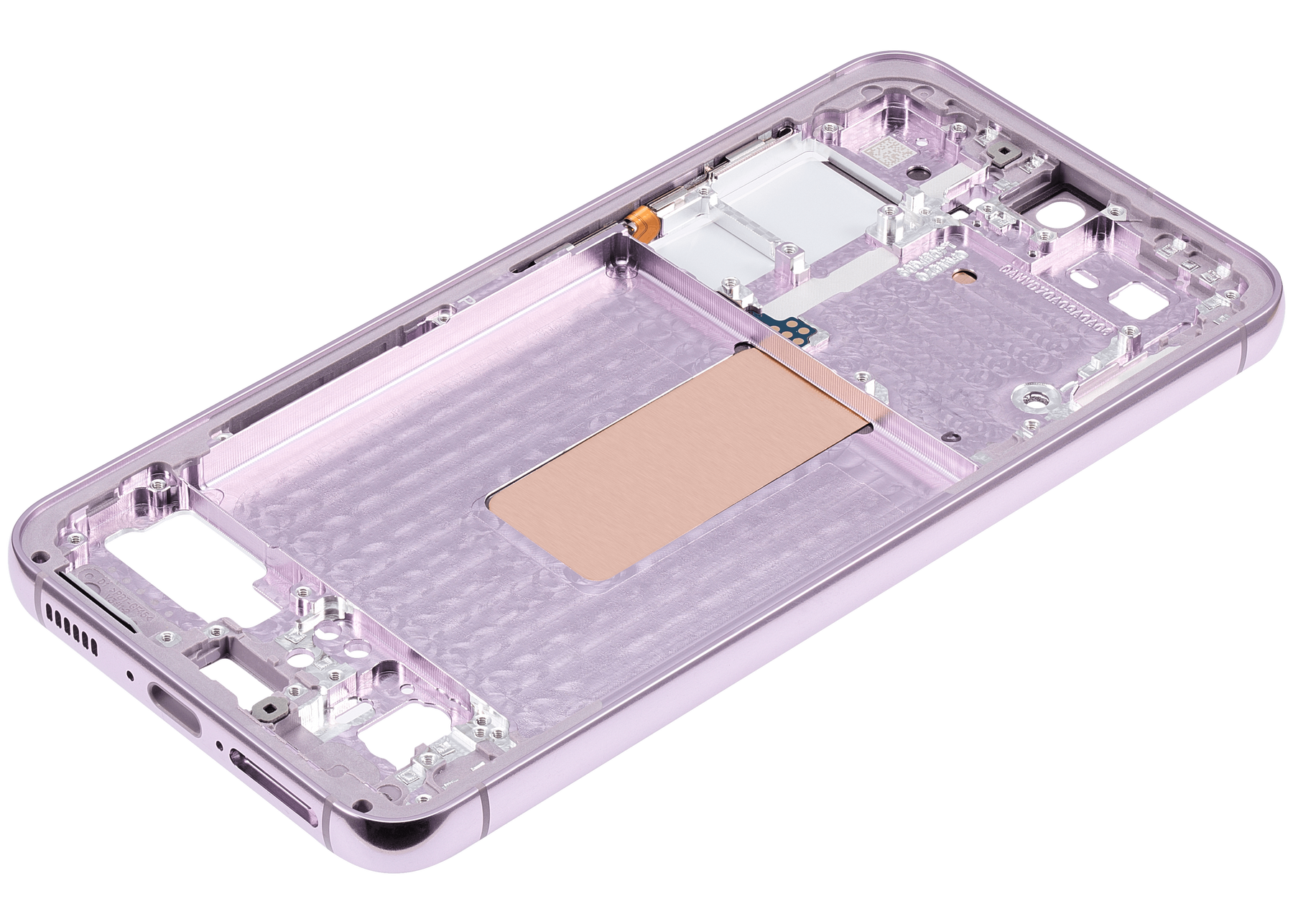 Mid-Frame Housing Compatible For Samsung Galaxy S23 5G Replacement(US & International Version) (Lavender)