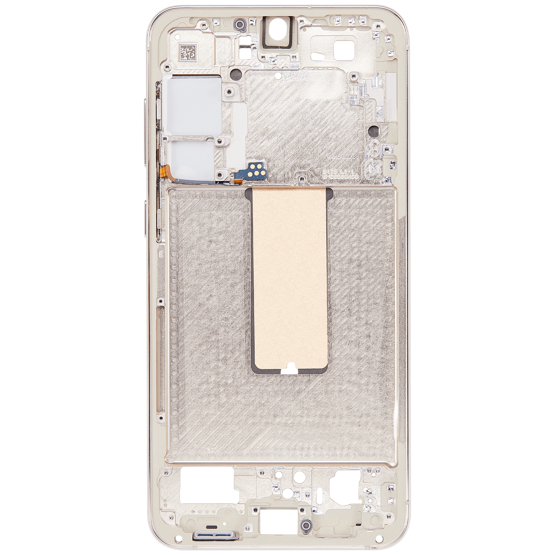 Mid-Frame Housing Compatible For Samsung Galaxy S23 Plus 5G  Replacement(US & International Version) (Cream)