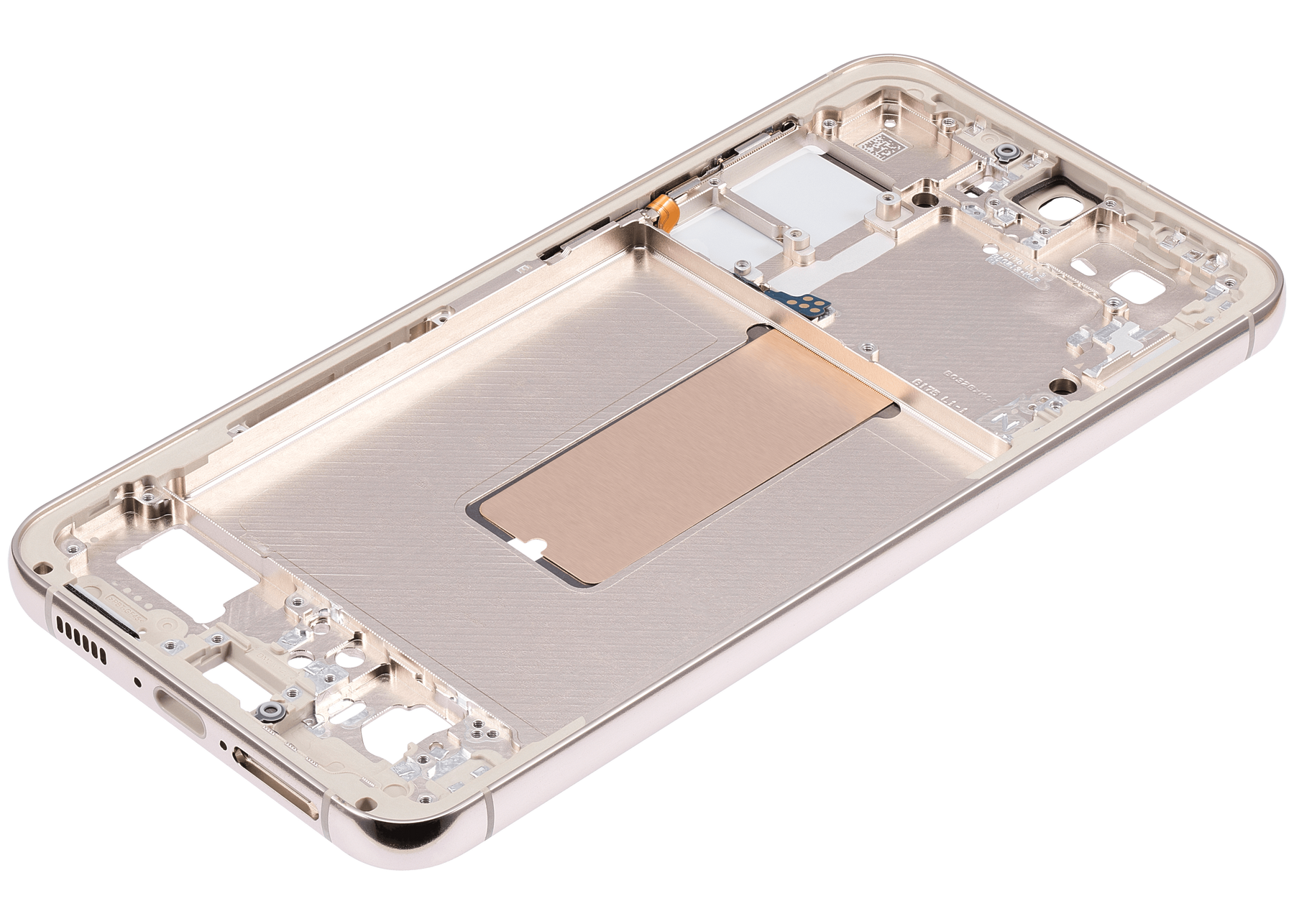 Mid-Frame Housing Compatible For Samsung Galaxy S23 Plus 5G  Replacement(US & International Version) (Cream)