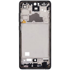 Mid-Frame Housing Compatible For Samsung Galaxy A72 Replacement  (A725 / 2021) (Awesome Black)