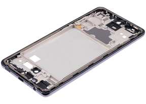 Mid-Frame Housing Compatible For Samsung Galaxy A72 Replacement  (A725 / 2021) (Awesome Black)