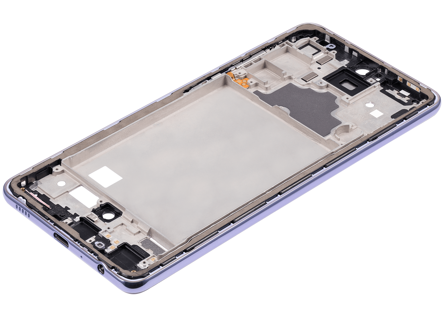 Mid-Frame Housing Compatible For Samsung Galaxy A72 Replacement (A725 / 2021) (Awesome Violet)