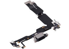 Charging Port Flex Cable Compatible For iPhone 15 Plus (Premium) (Black)
