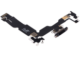Charging Port Flex Cable Compatible For iPhone 15 Plus (Premium) (Black)