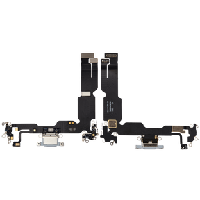 Charging Port Flex Cable Compatible For iPhone 15 Plus (Premium) (Blue)