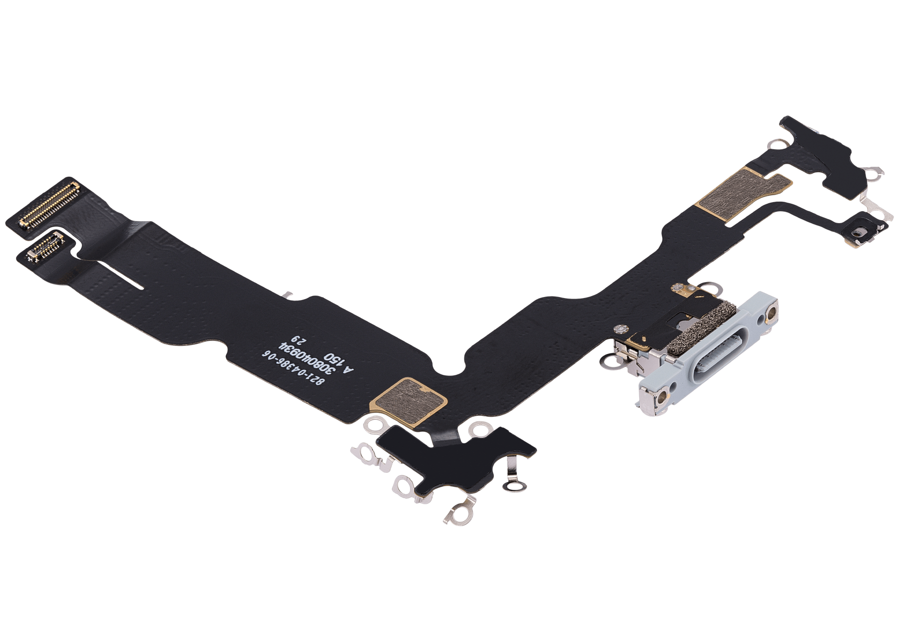 Charging Port Flex Cable Compatible For iPhone 15 Plus (Premium) (Blue)