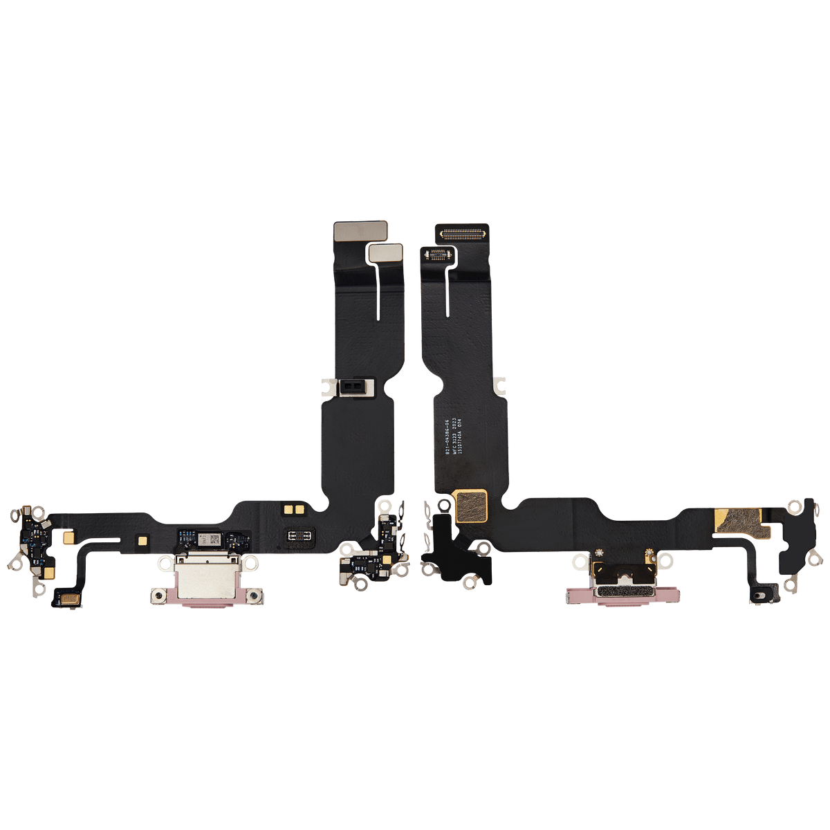 Charging Port Flex Cable Compatible For iPhone 15 Plus (Premium) (Pink)