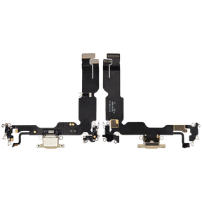 Charging Port Flex Cable Compatible For iPhone 15 Plus (Premium) (Yellow)