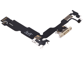 Charging Port Flex Cable Compatible For iPhone 15 Plus (Premium) (Yellow)