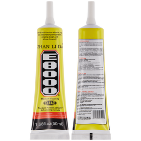 Multi-Purpose Glue Adhesive E8000 (50ml / Clear) (Zhanlida)
