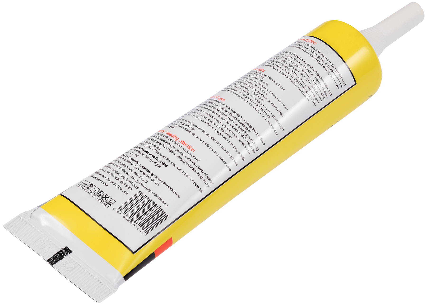 Multi-Purpose Glue Adhesive E8000 (50ml / Clear) (Zhanlida)