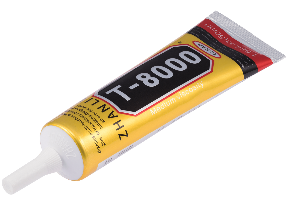 Multi-Purpose Glue Adhesive T8000 (50ml / Clear) (Zhanlida)