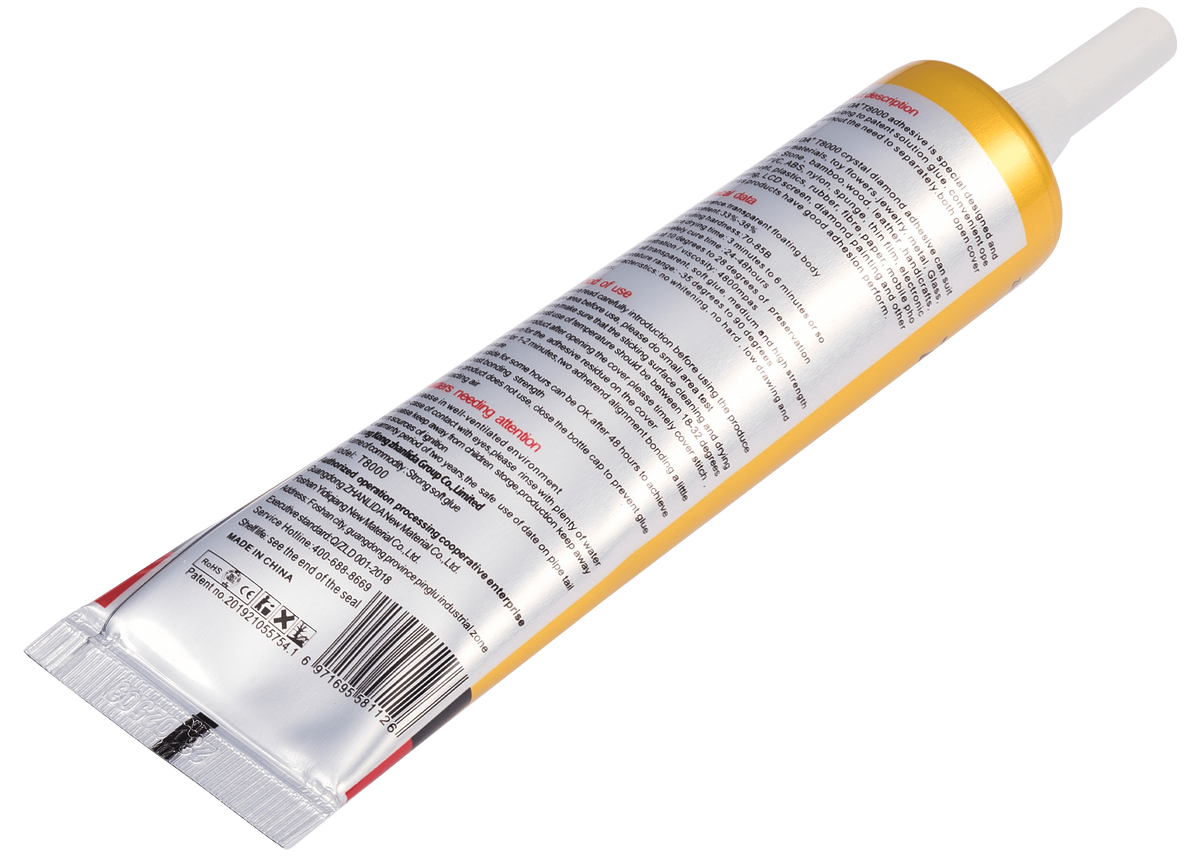 Multi-Purpose Glue Adhesive T8000 (50ml / Clear) (Zhanlida)