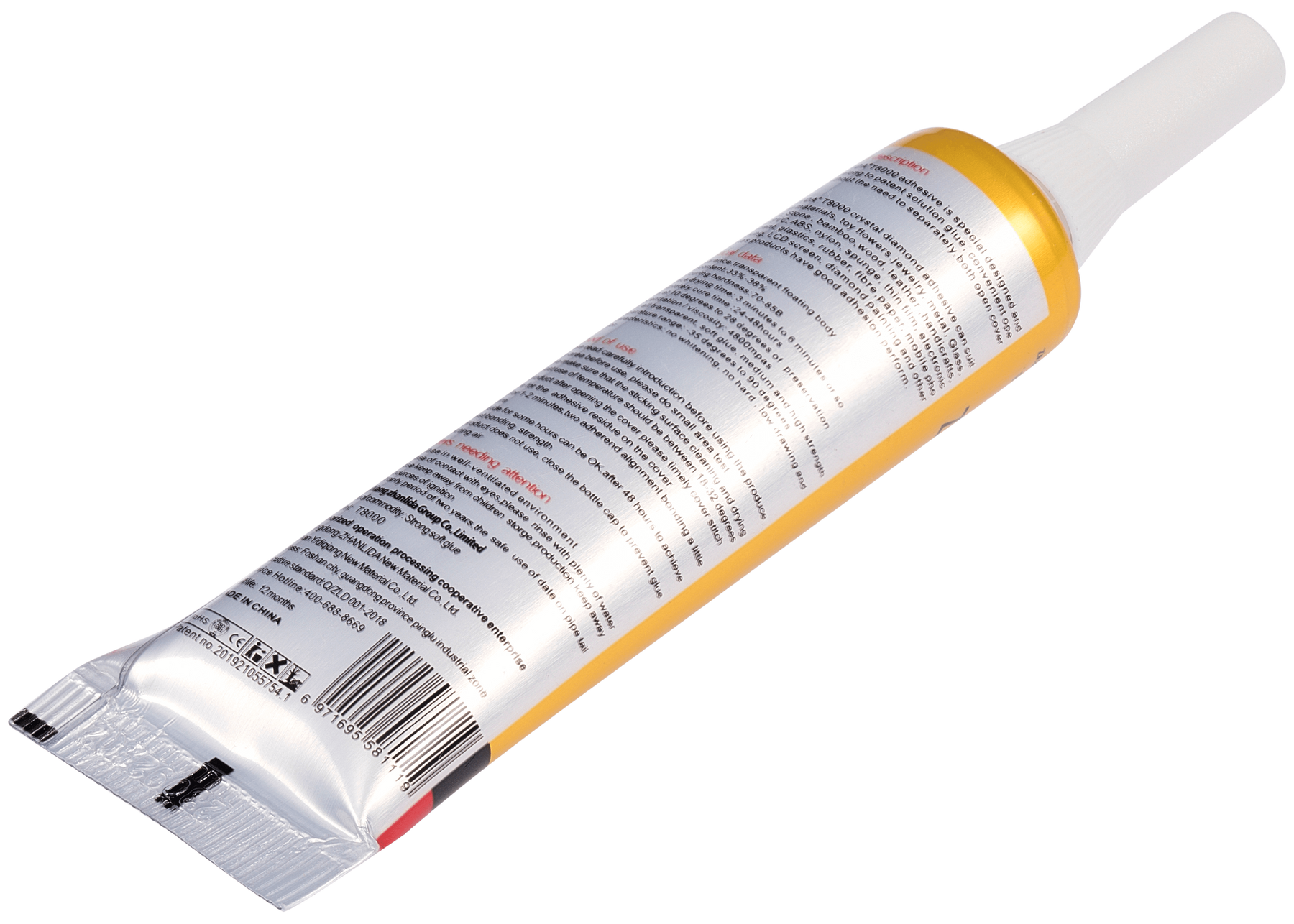 Multi-Purpose Glue Adhesive T8000 (15ml / Clear) (Zhanlida)