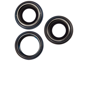 Back Camera Lens With Bracket & Bezel Compatible For iPhone 15 Pro Max (3 Piece Set) (Premium) (Black Titanium)