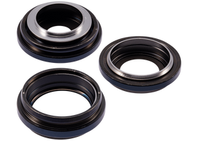 Back Camera Lens With Bracket & Bezel Compatible For iPhone 15 Pro (3 Piece Set) (Premium) (Blue Titanium)