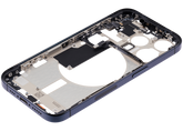 Mid-Frame Housing With Power And Volume Button Compatible For iPhone 15 Pro (US Version) (Used OEM Pull: Grade A) (Blue Titanium)