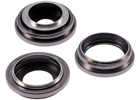 Back Camera Lens With Bracket & Bezel Compatible For iPhone 15 Pro (3 Piece Set) (Premium) (Natural Titanium)