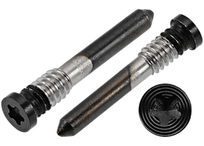 Bottom Screws Compatible For iPhone 15 / 15 Plus / 15 Pro / 15 Pro Max (Black Titanium) (100 Pack)