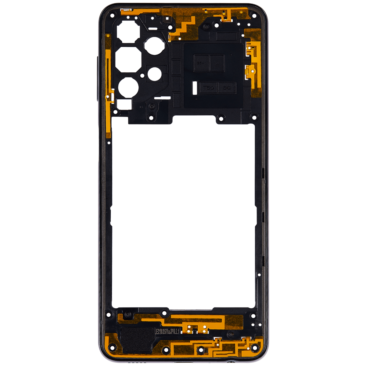 Mid-Frame Housing Compatible For Samsung Galaxy A32 5G (A326 / 2021) (Awesome Black)