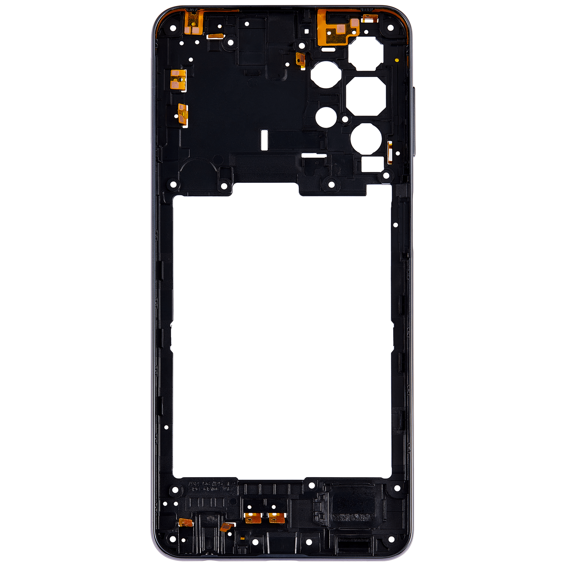 Mid-Frame Housing Compatible For Samsung Galaxy A32 5G (A326 / 2021) (Awesome Black)