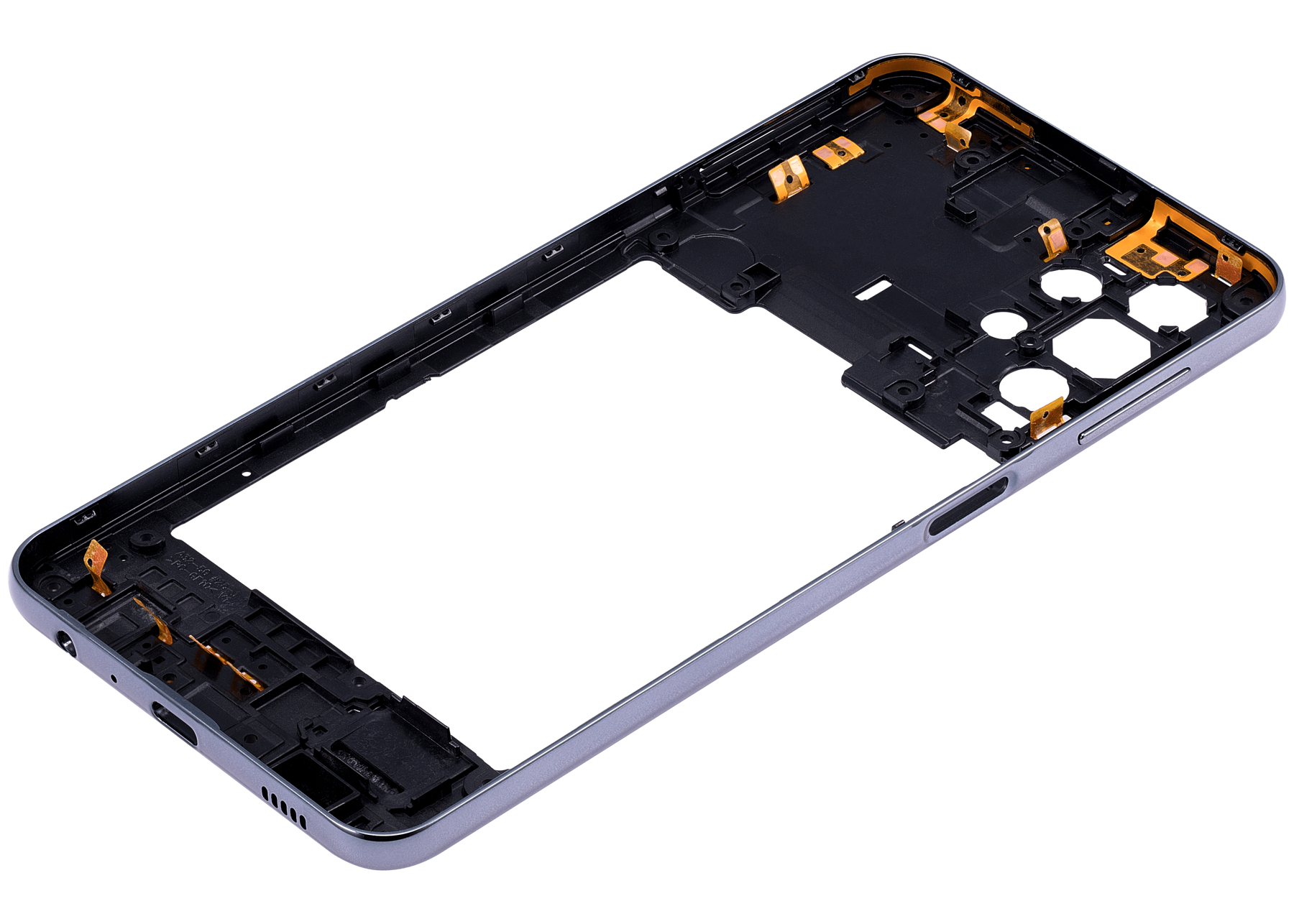Mid-Frame Housing Compatible For Samsung Galaxy A32 5G (A326 / 2021) (Awesome Black)
