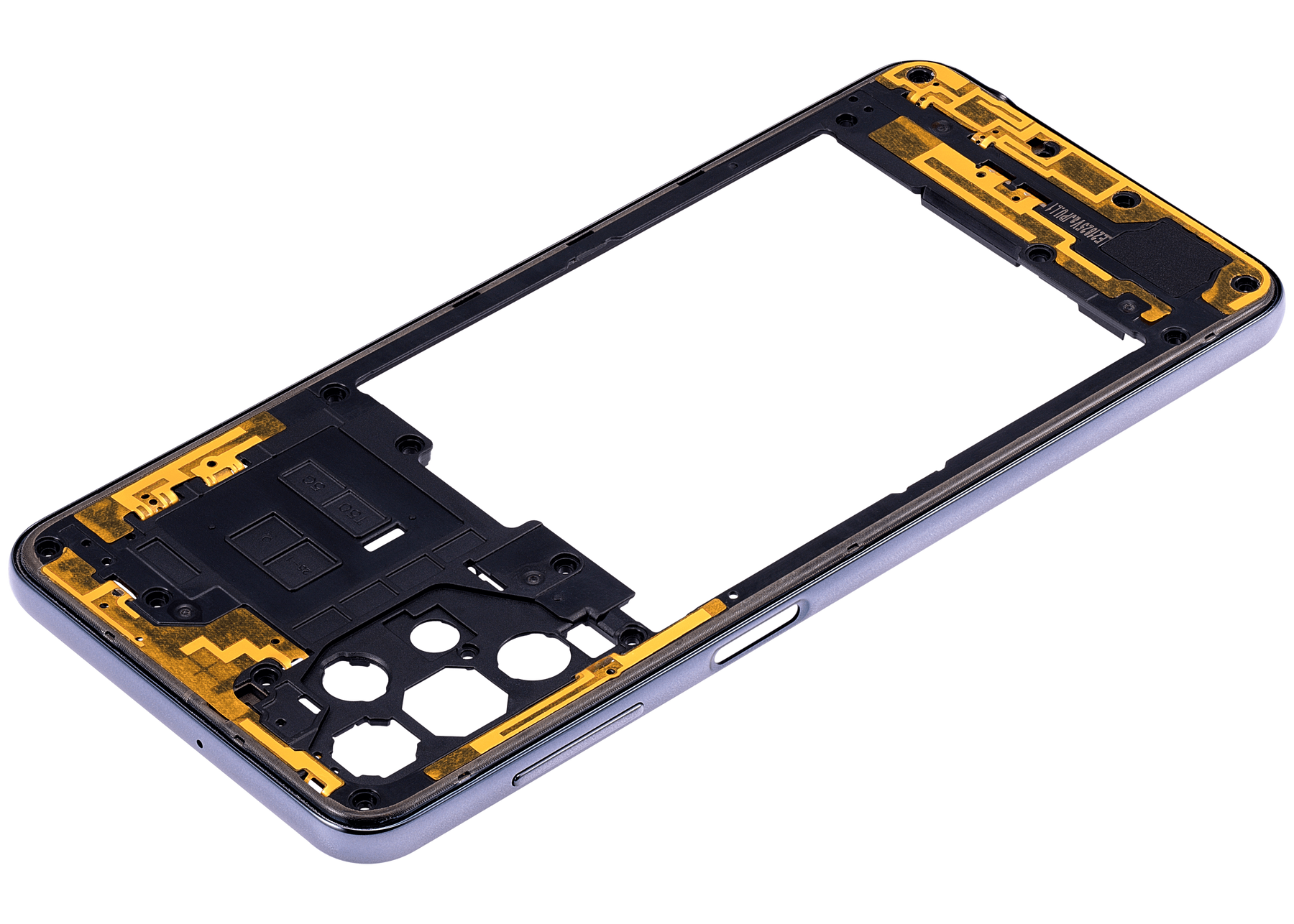 Mid-Frame Housing Compatible For Samsung Galaxy A32 5G (A326 / 2021) (Awesome Black)