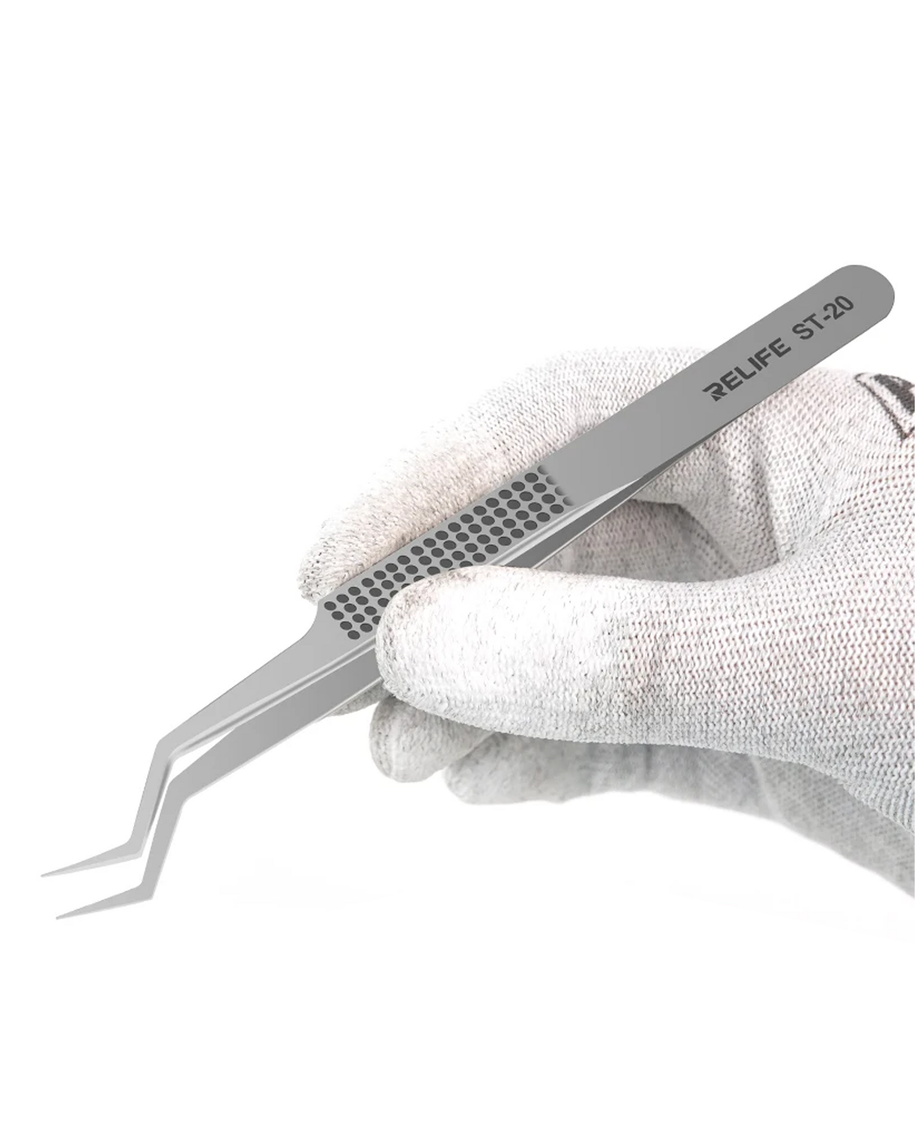 ReLife ST-20 Precision Tweezers For Chip Placement (Sunshine)
