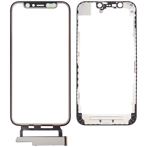 4 in 1 Short Flex (Digitizer Touch With Glass + OCA + Frame Pre-installed) Compatible For iPhone 12 Mini (OCA Master)