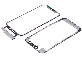 4 in 1 Short Flex (Digitizer Touch With Glass + OCA + Frame Pre-installed) Compatible For iPhone 12 Mini (OCA Master)