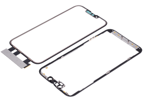 4 in 1 Short Flex (Digitizer Touch With Glass + OCA + Frame Pre-installed) Compatible For iPhone 13 Pro (OCA Master)