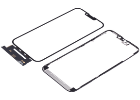 4 in 1 Short Flex (Digitizer Touch With Glass + OCA + Frame Pre-installed) Compatible For iPhone 13 Pro Max (OCA Master)